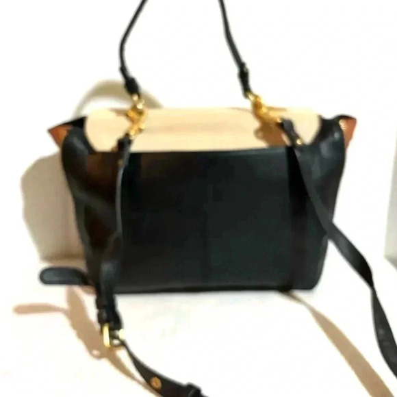 Badgley Mischka multicolors leather satchel handbag - Picture 4 of 12